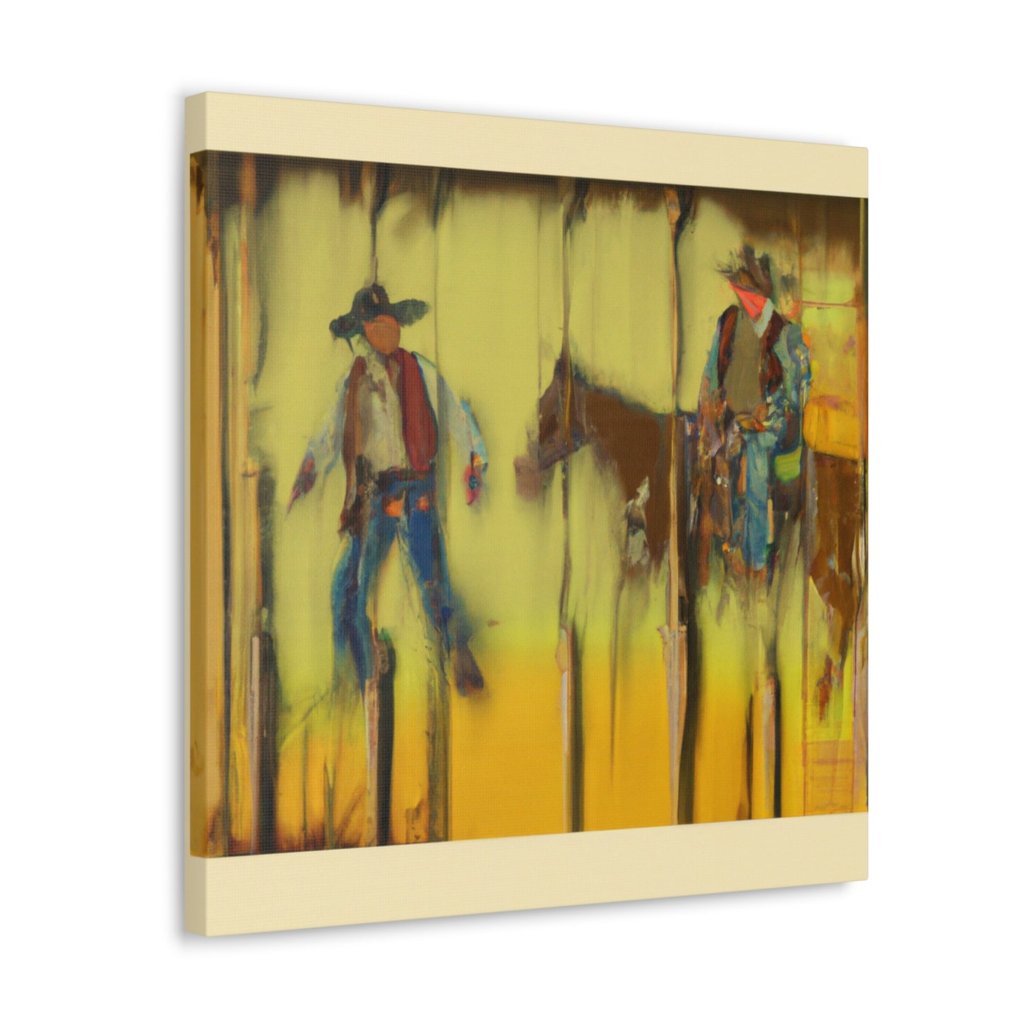 Stagecoach in Motion - Canvas