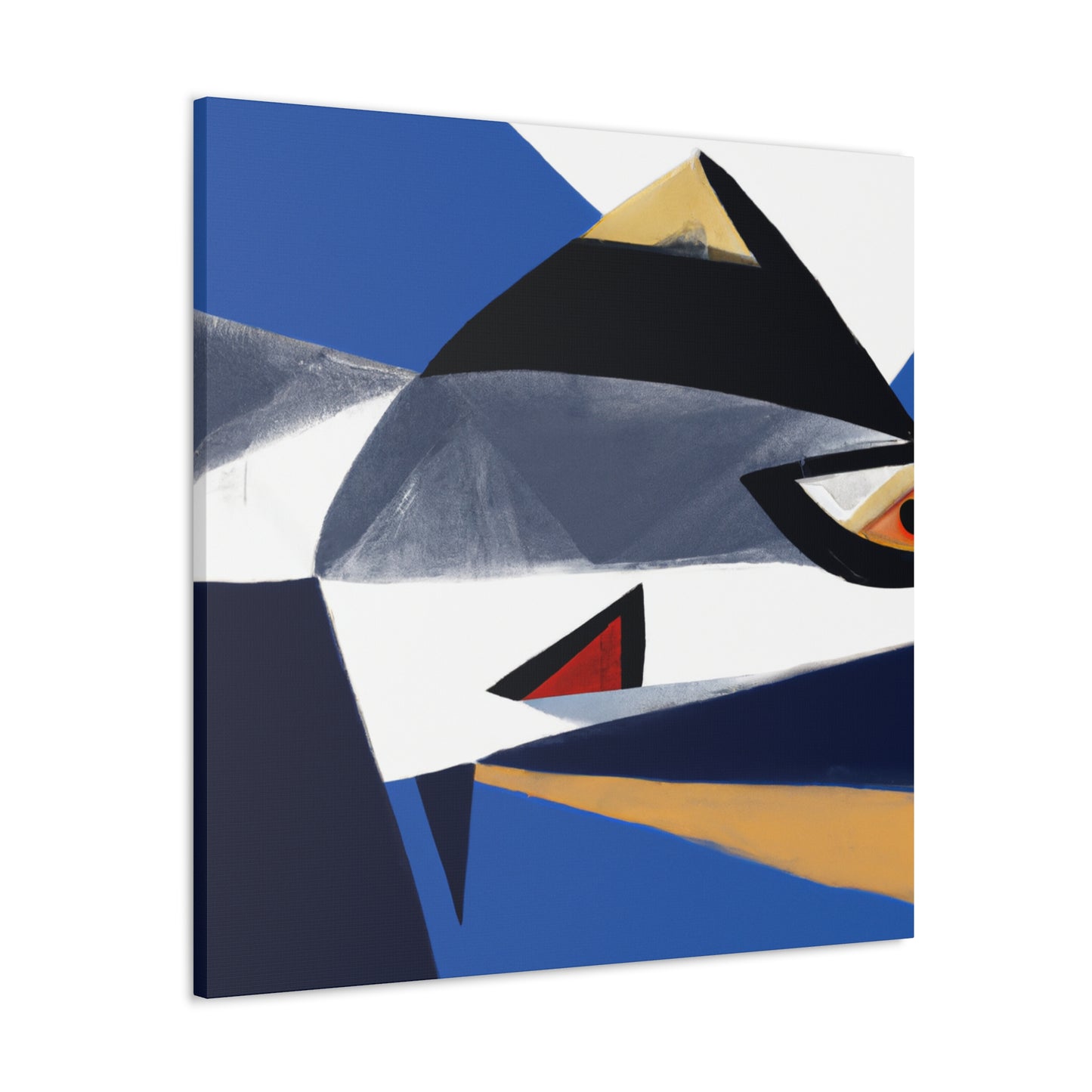 "Shark in Abstract Form" - Canvas