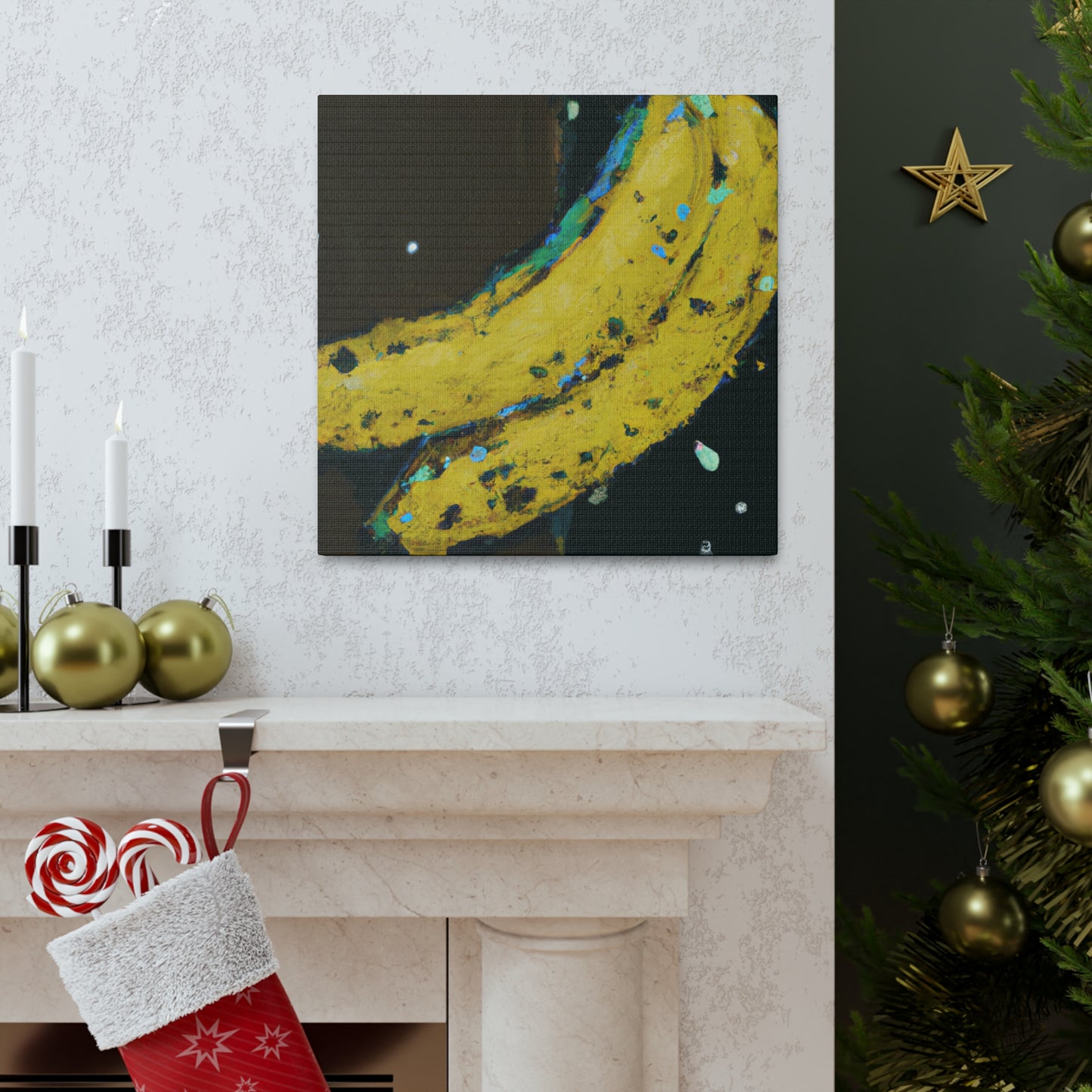 "Bananna Fauvism Splendor" - Canvas