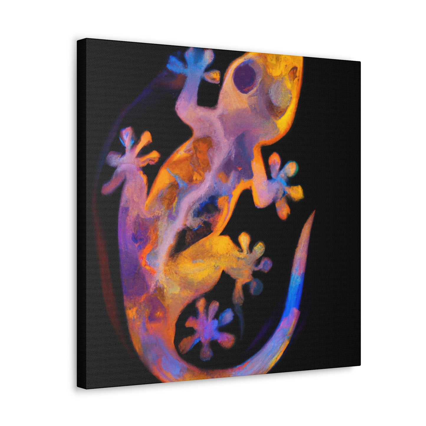 Gecko's Art Nouveau Dance - Canvas