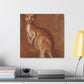 Kangaroo in Nature's Splendor - Canvas