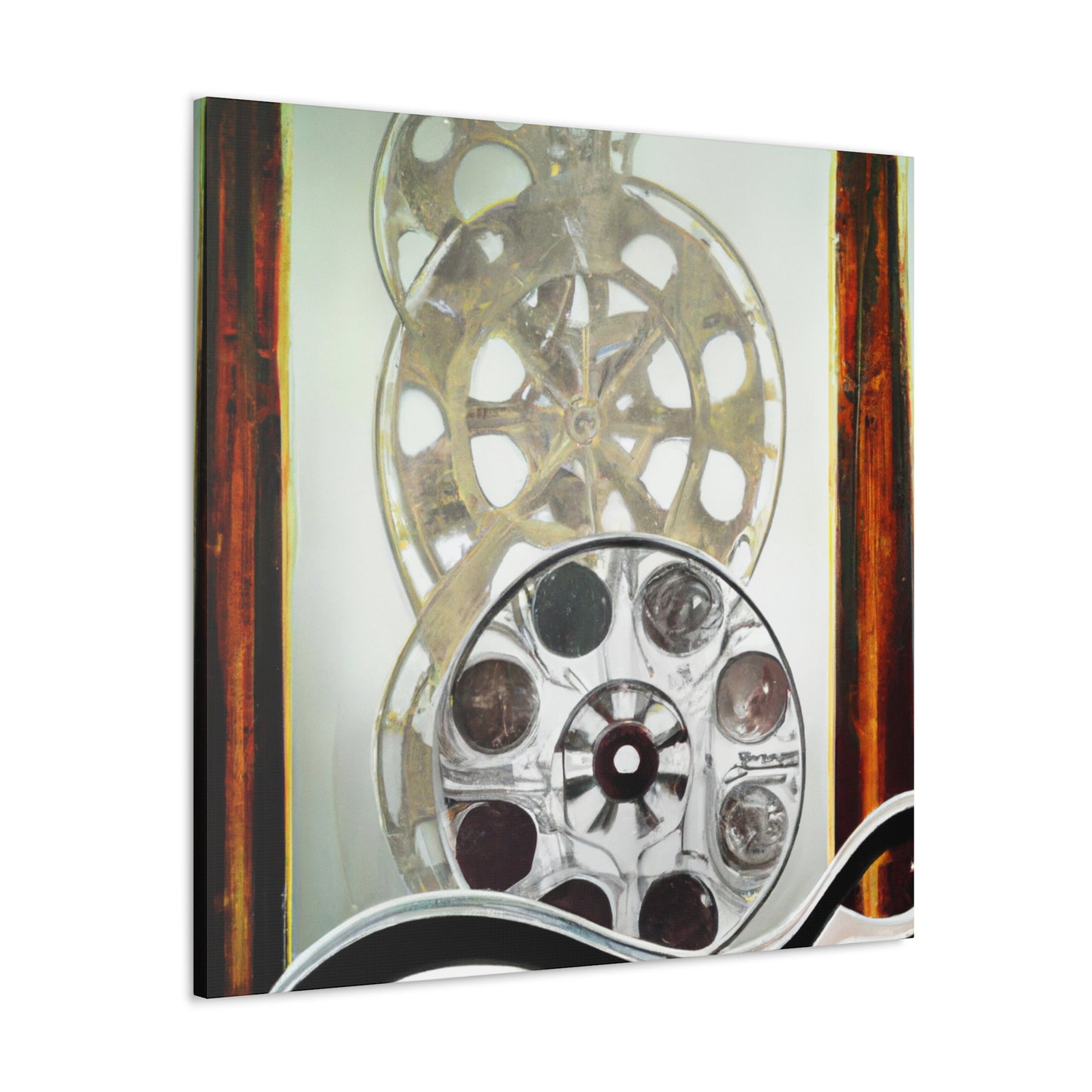 "Reels of Cinema Bliss" - Canvas