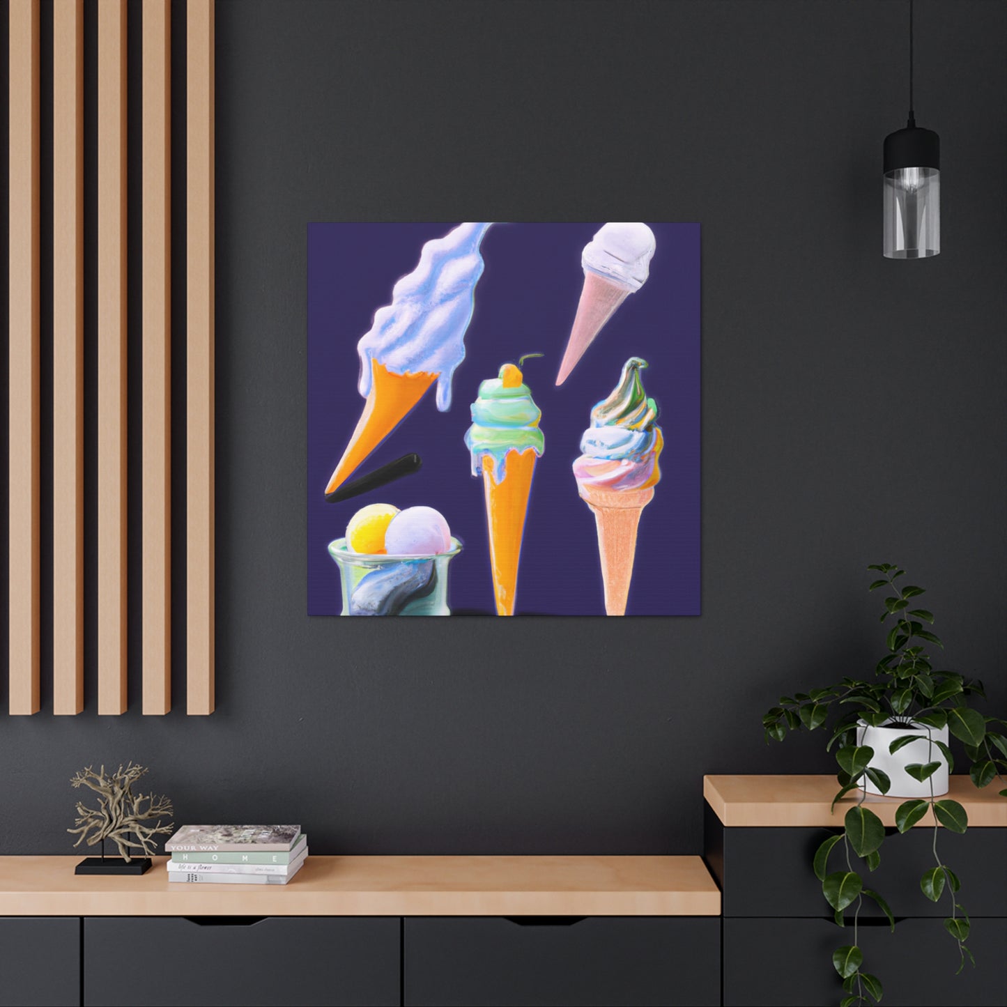 "Cool Treat in Summer" - Canvas