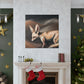 "Fennec Fox Sunrise Glow" - Canvas