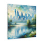 Urban Bliss in Motion - Canvas