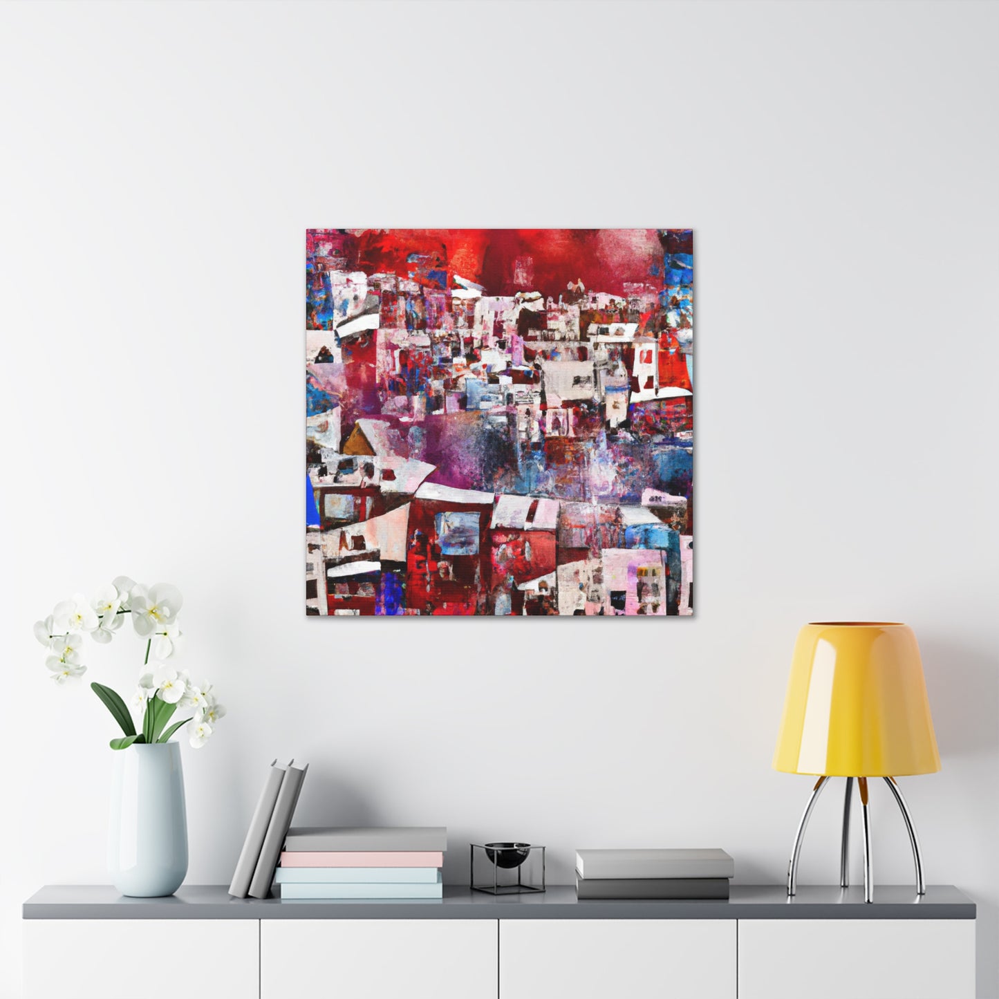 "City Square Deco Dream" - Canvas