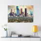 "Houston Huescape Majesty" - Canvas