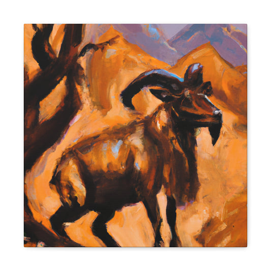 Ibex In Expressionism - Canvas