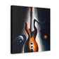 "Bass Strings in Flight" - Canvas