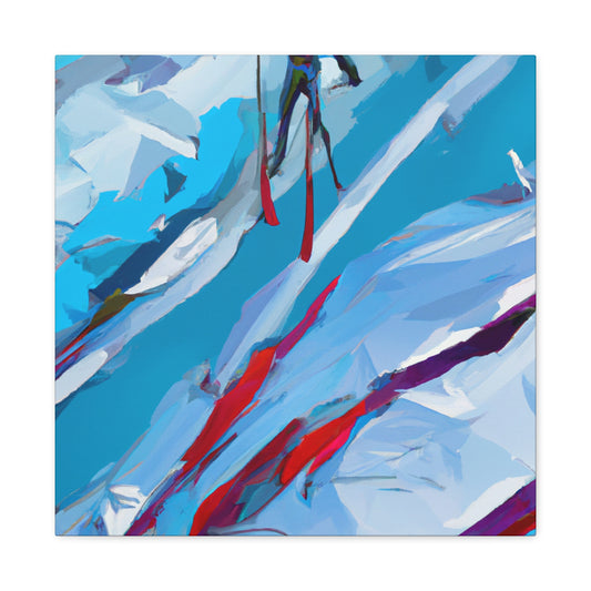 Skiing in Splendor - Canvas