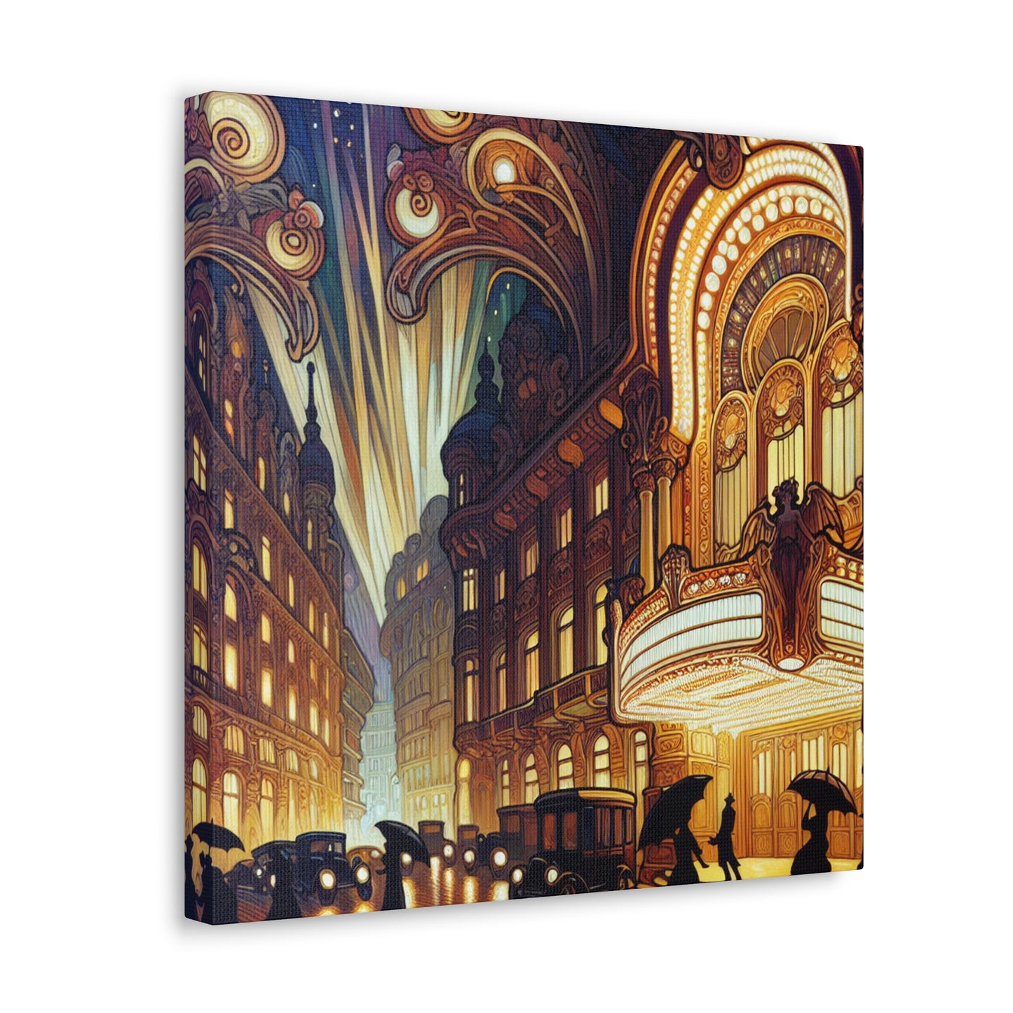 Enigmatic City Lights - Canvas