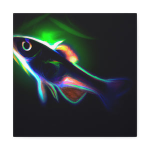 Neon Tetras Celestial Dance - Canvas