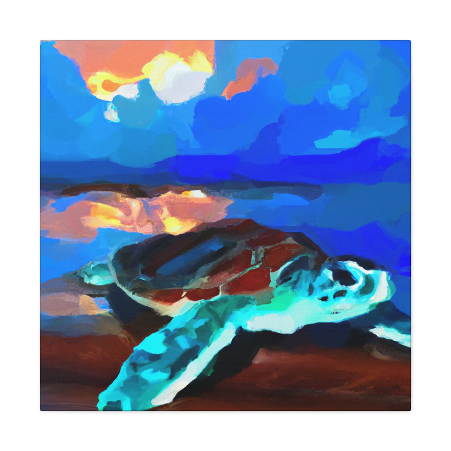 Sea Turtle Odyssey - Canvas