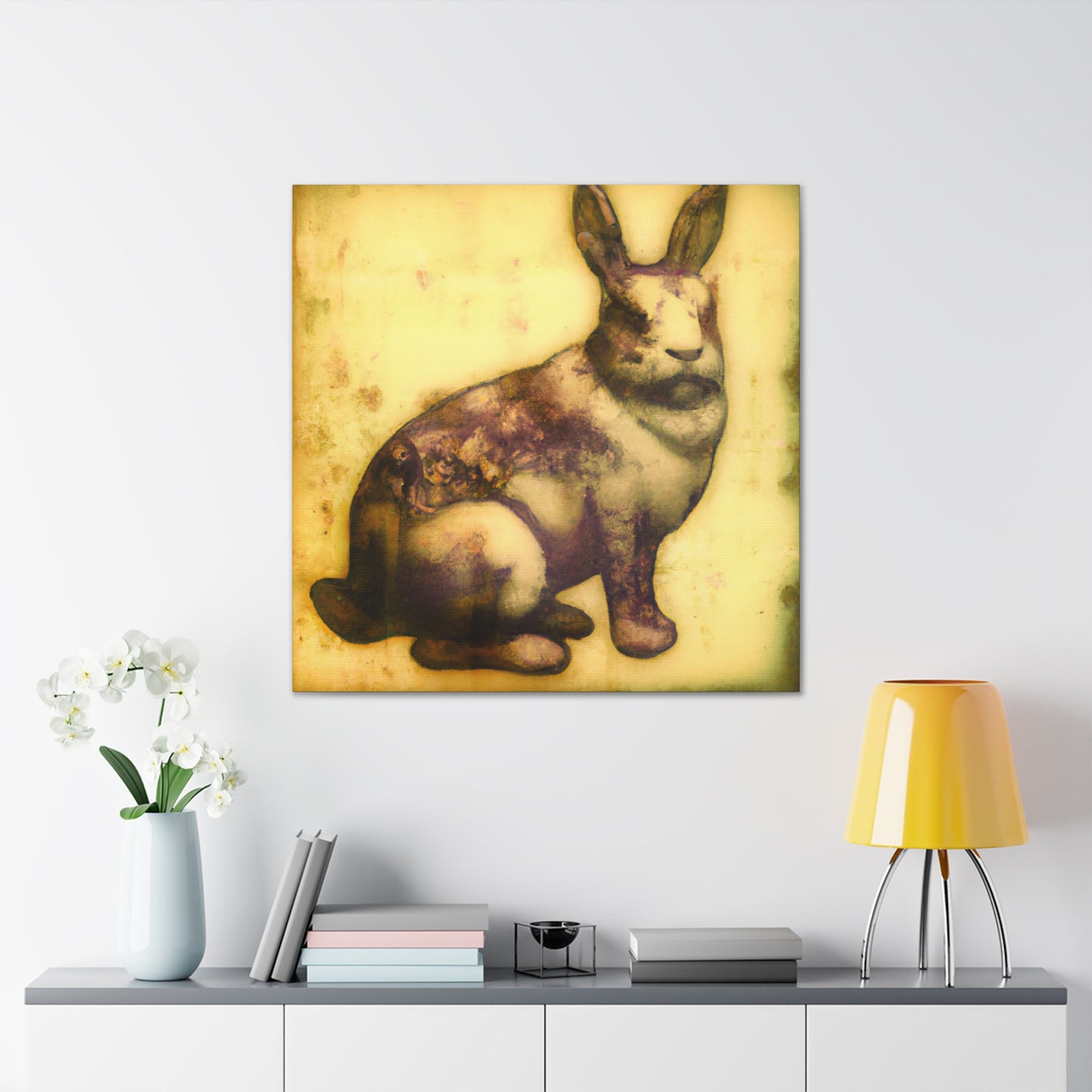 Rabbit's Delightful Garden - Canvas