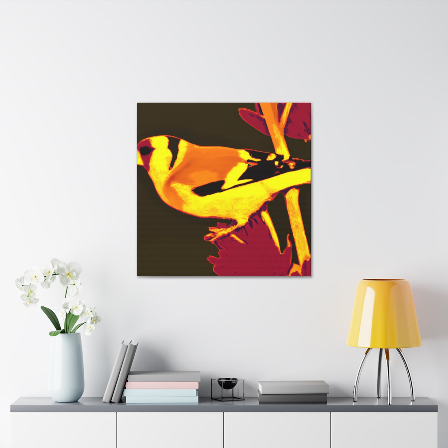 American Goldfinch Glow - Canvas