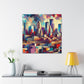 "Vibrant Urban Dreams" - Canvas