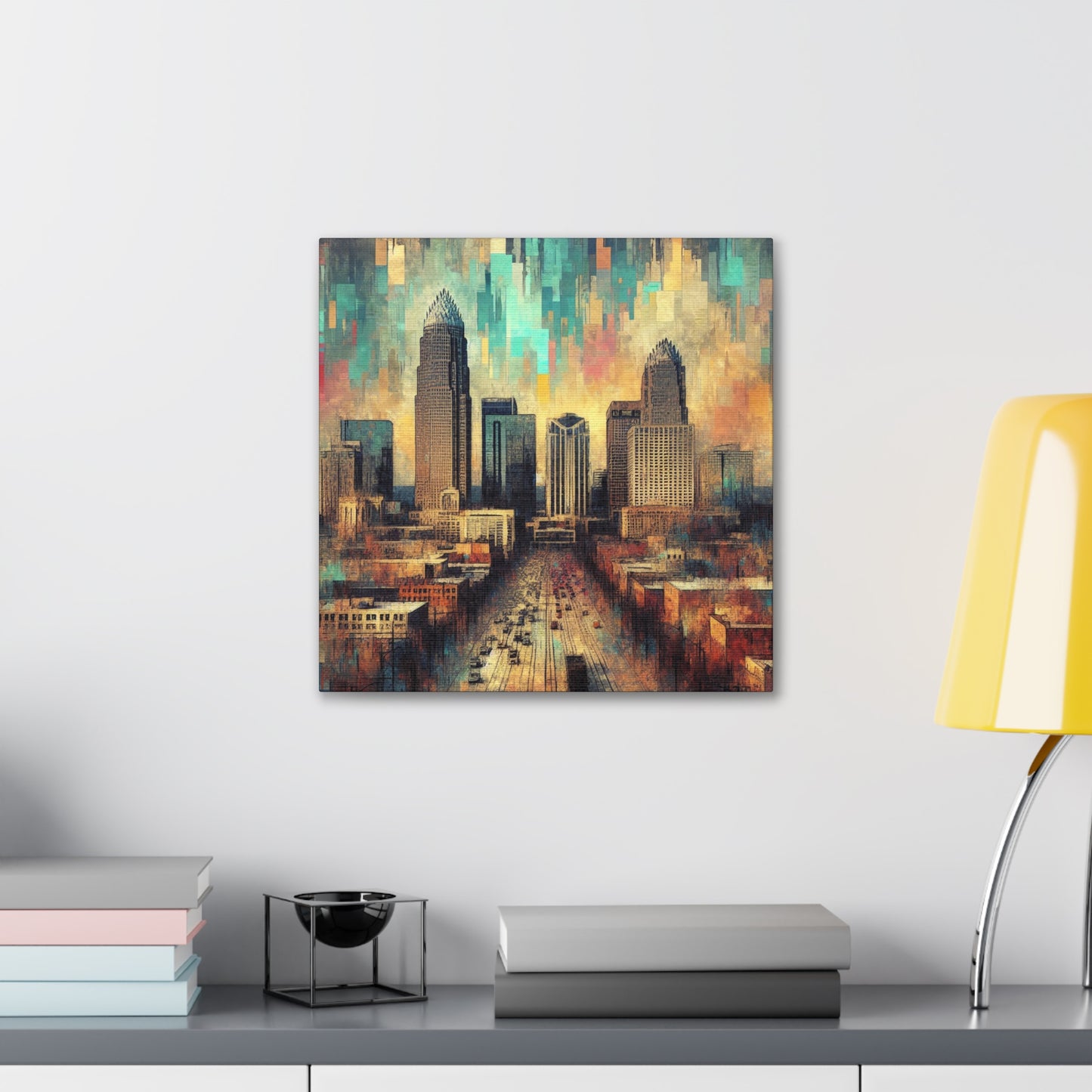 "Cosmic Urban Reverie" - Canvas