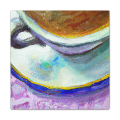 Coffee Cup Impressionism - Canvas