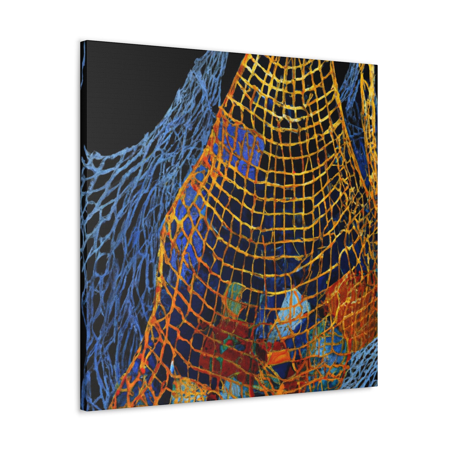 "Net of Forgotten Fishes" - Canvas