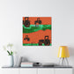 Tractor's Tranquil Harvest - Canvas