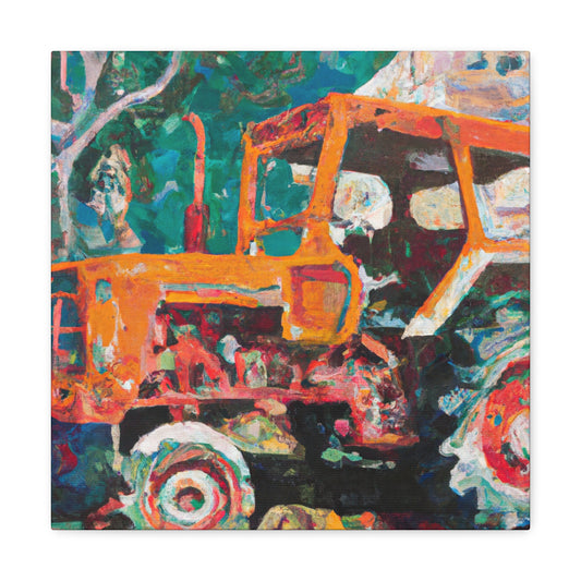 "Tractor in Splendor" - Canvas