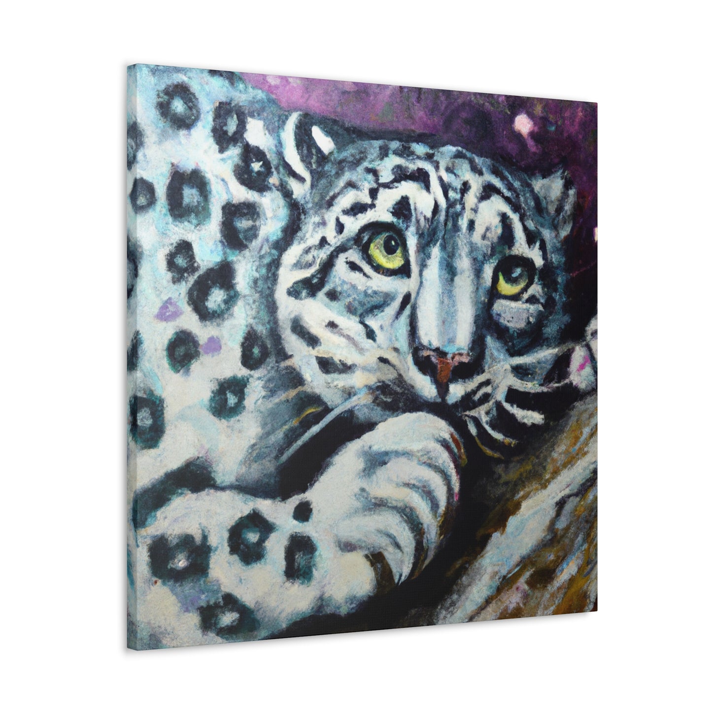 Snow Leopard Surrealism - Canvas