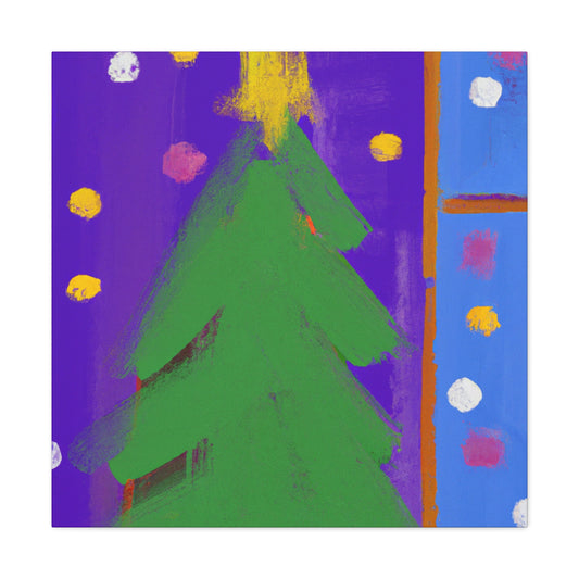 "Christmas Tree Pop Art" - Canvas