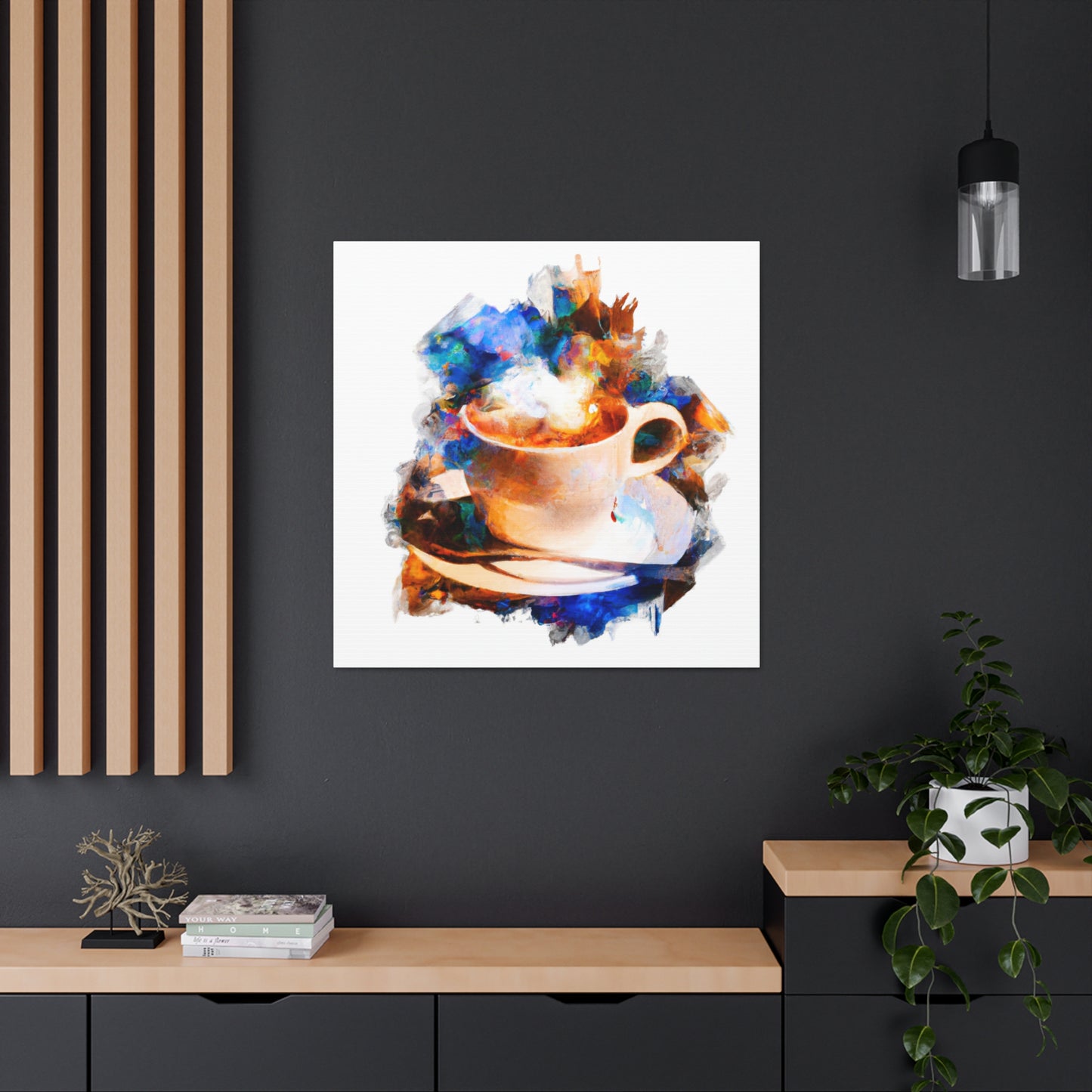 A Cup of Coffee - Canvas