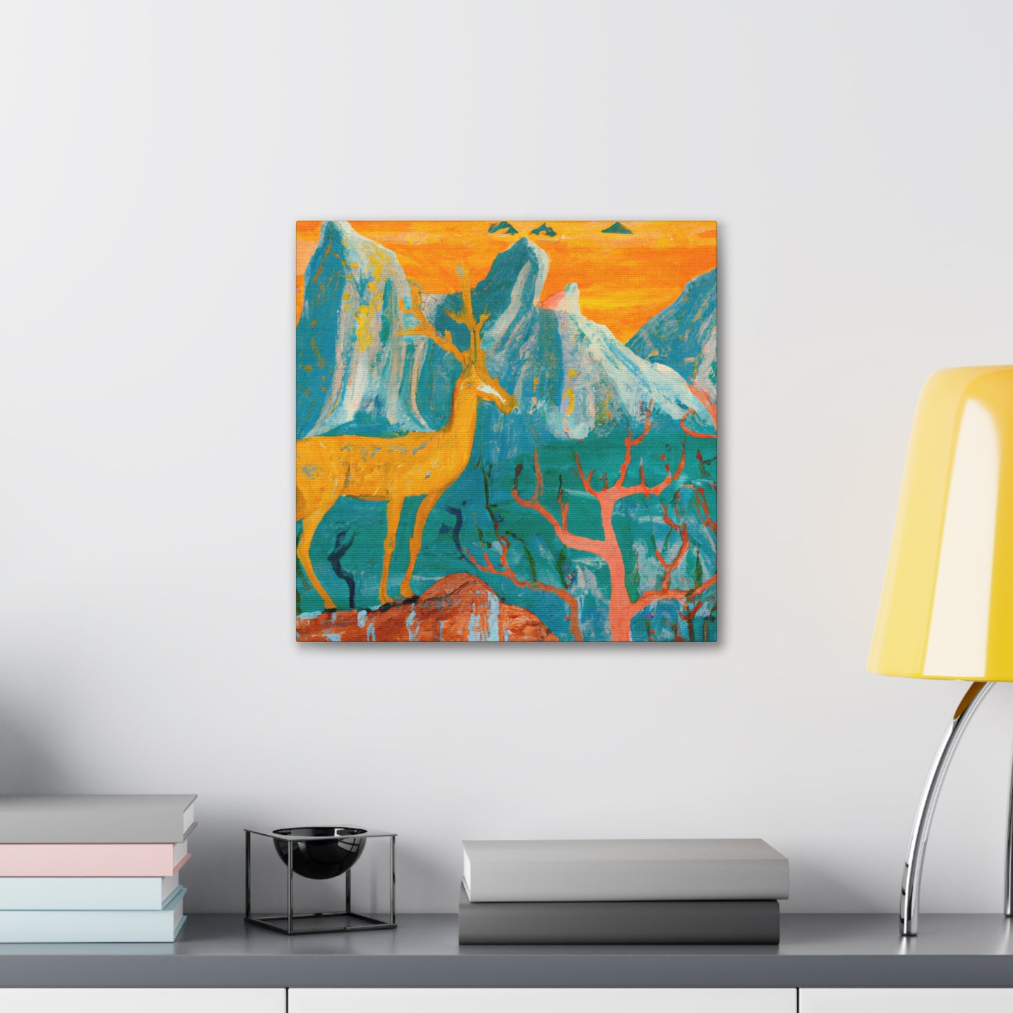 Deer in the Forest - Canvas