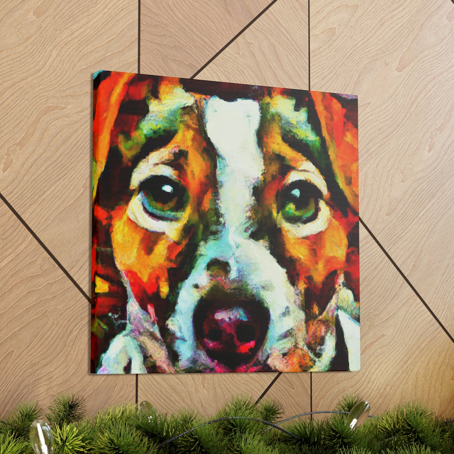 "Jack Russell Terrier Vista" - Canvas