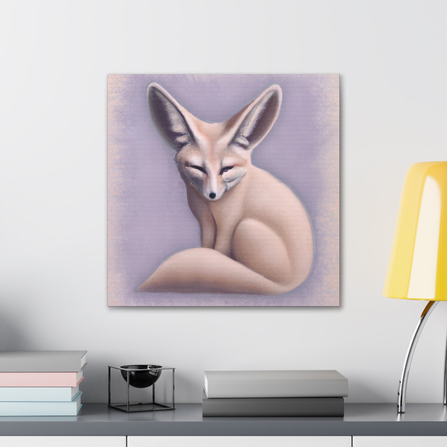 Fennec Fox Art Deco - Canvas