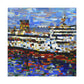 Ferry on the Seine - Canvas