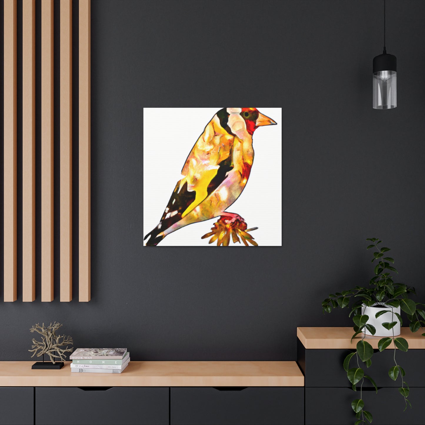 "Goldfinch American Splendor" - Canvas