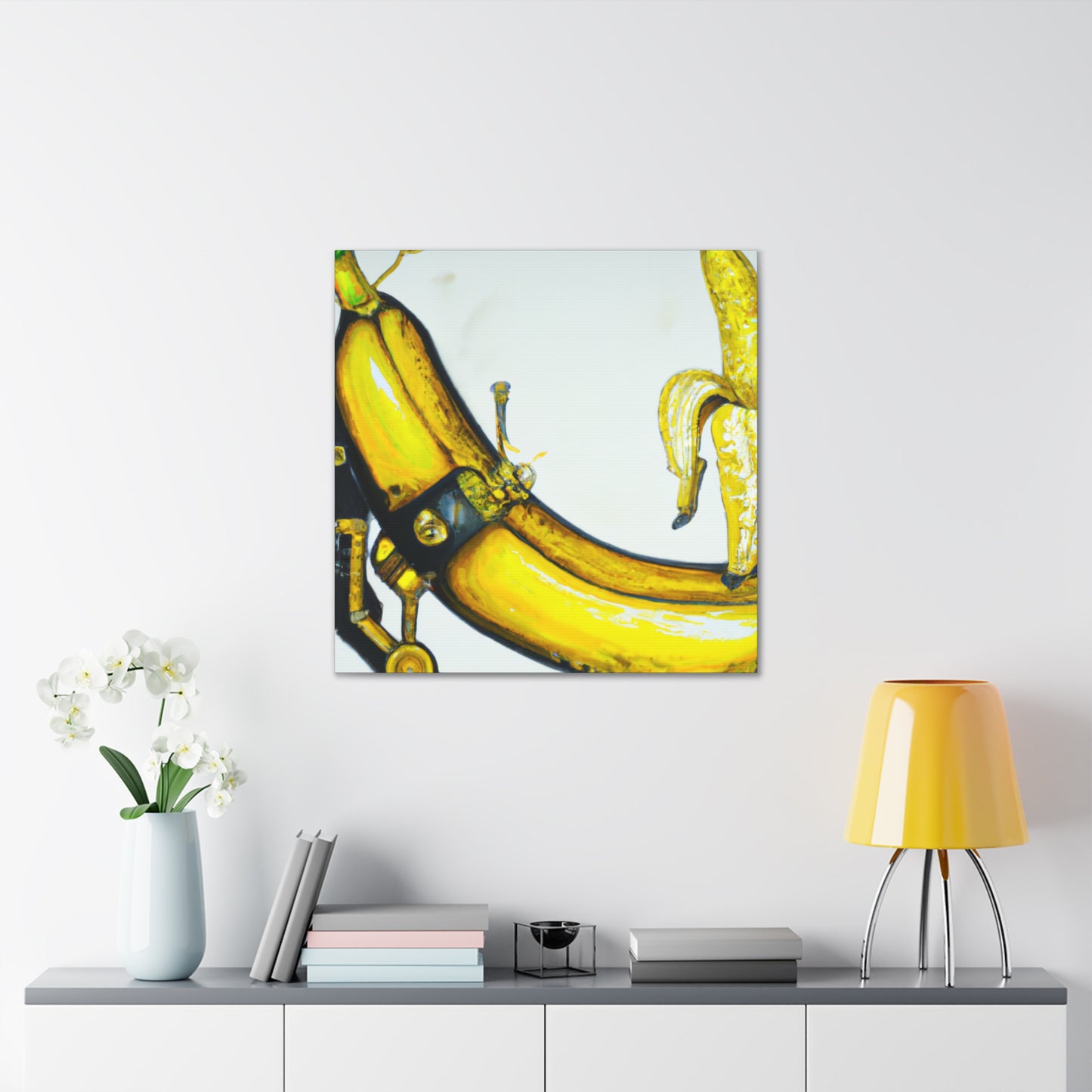 Bananna in Steampunk Time - Canvas