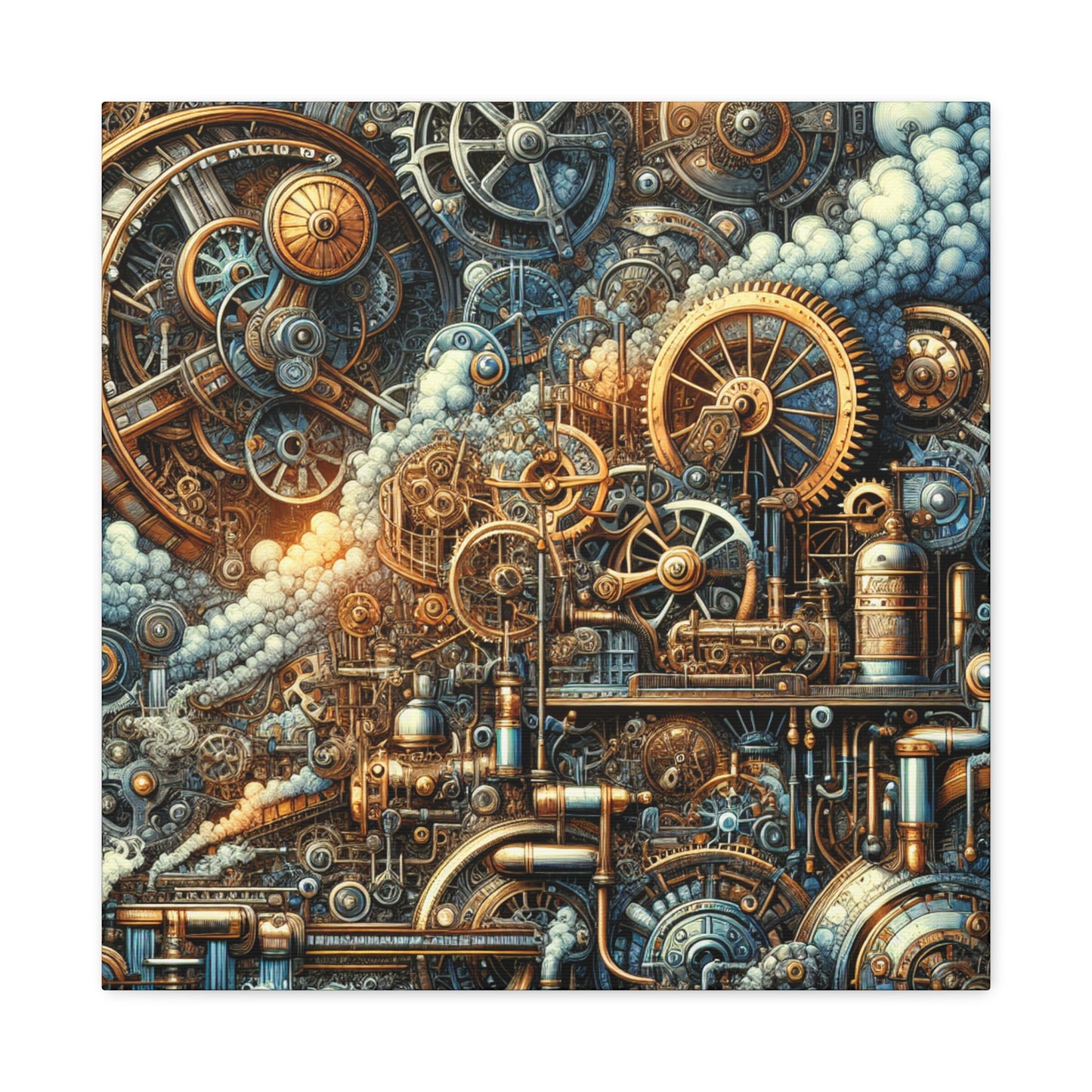 "Gears of Time’s Elixir" - Canvas