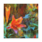 Lilies in Impressionism - Canvas