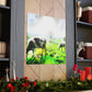 Milky White Mooing - Canvas