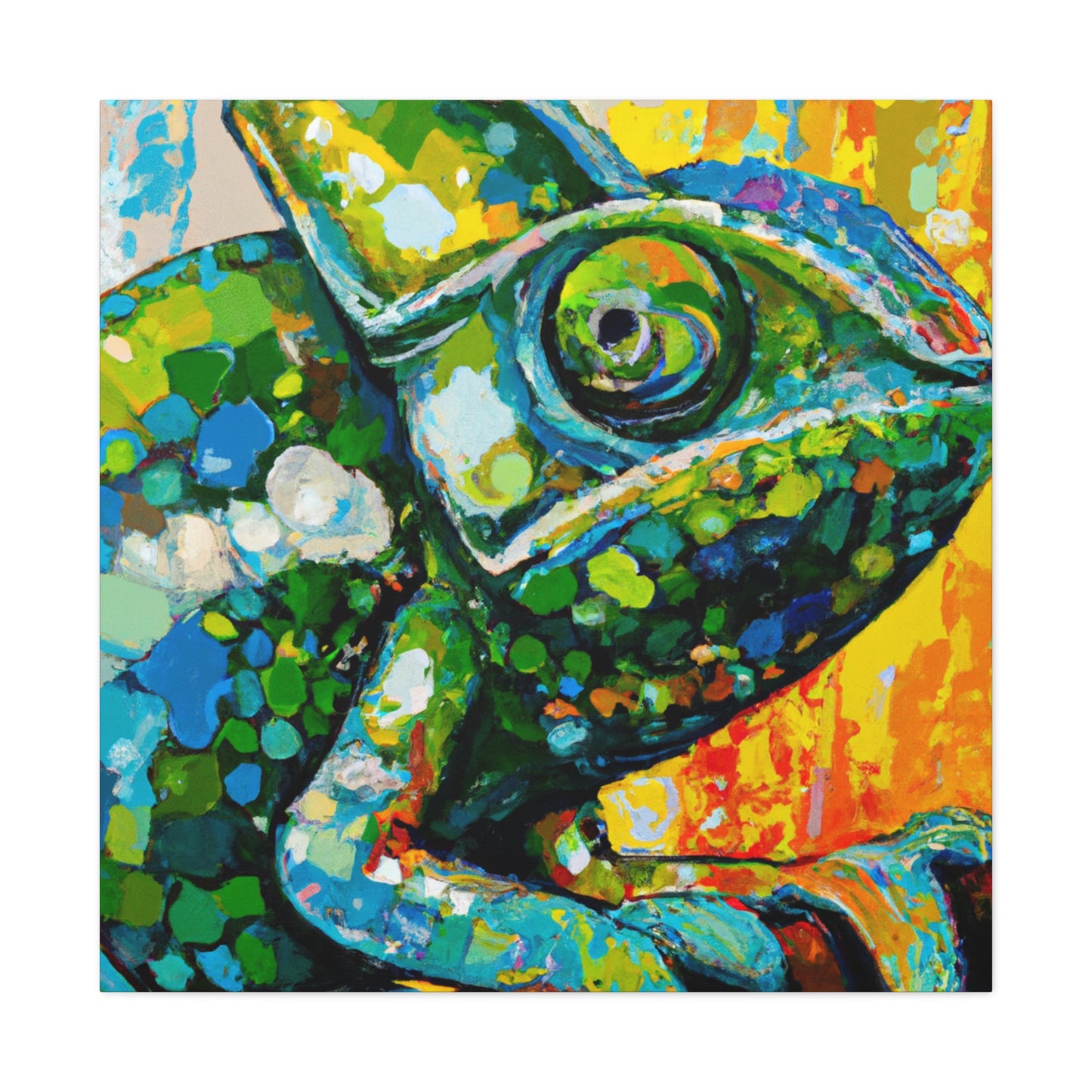 Veiled Chameleon Dreaming - Canvas