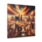 Gilded City Oasis Desire - Canvas