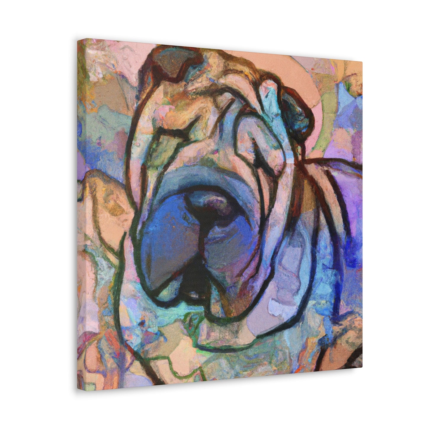 Shar Pei Expressionism - Canvas