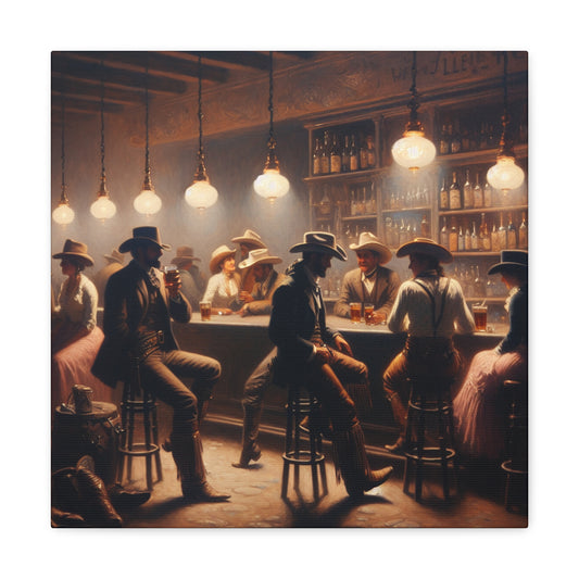 Rustic Wild West Gathering - Canvas