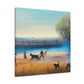 "Cattle Herding vista" - Canvas