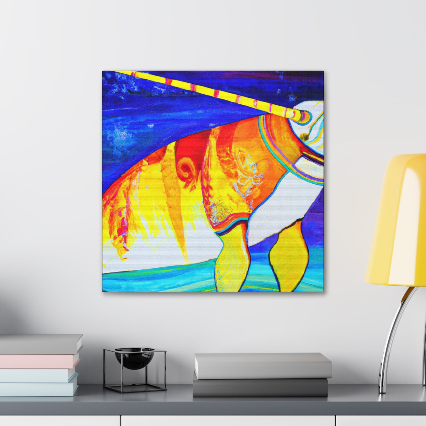 "Narwhal: Deco Dream" - Canvas