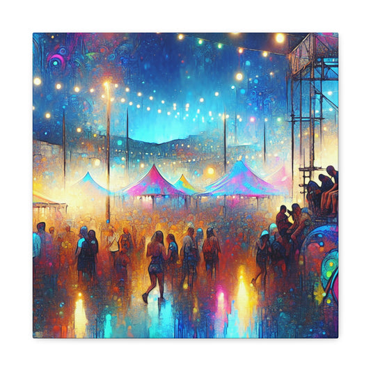 "Euphoric Urban Celebrations" - Canvas