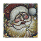 "Santa in Art Nouveau" - Canvas