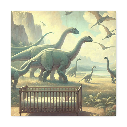 Pastel Prehistoric Portraits - Canvas