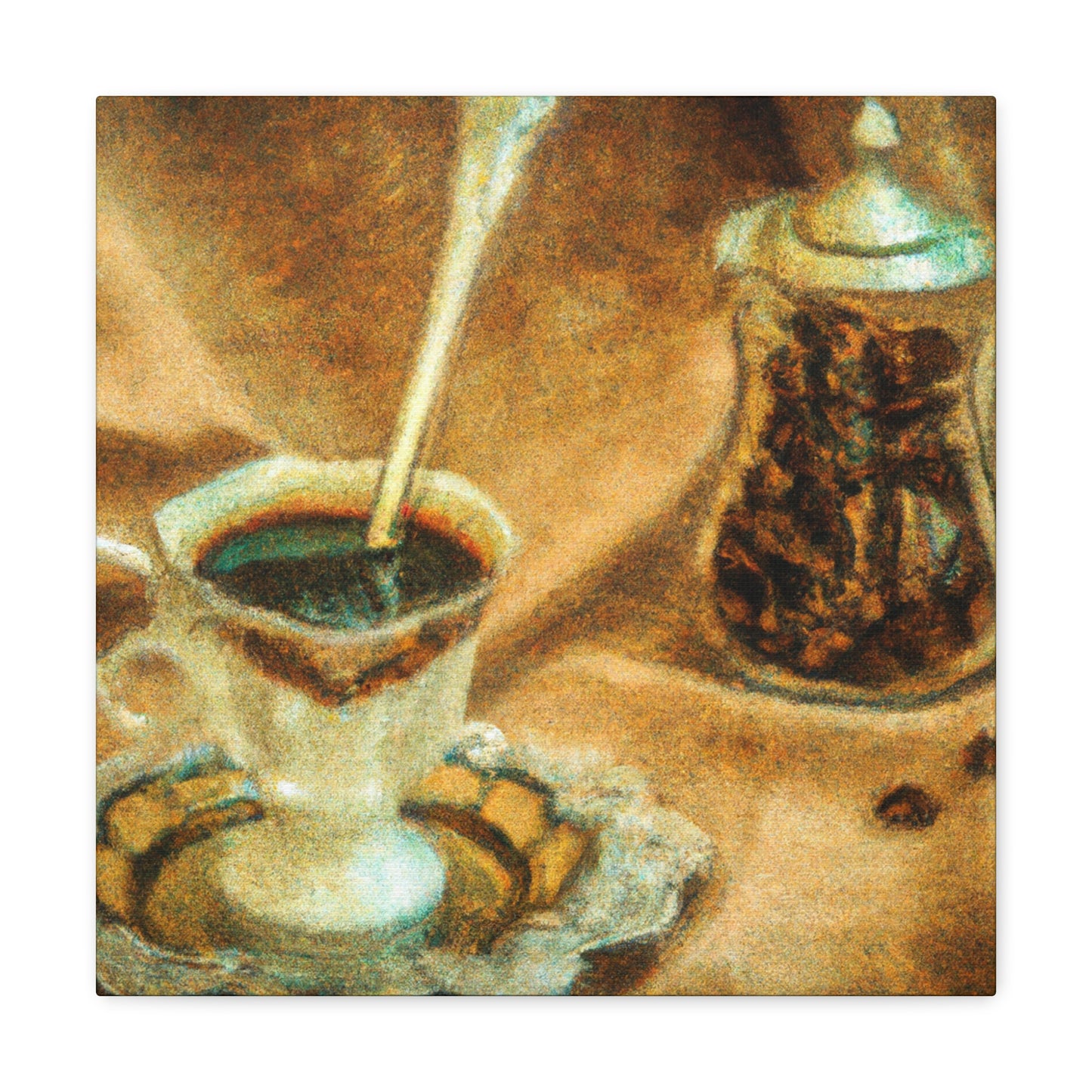 "Coffee in Baroque Style" - Canvas