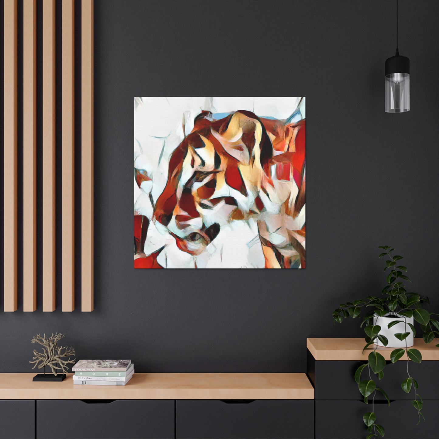 Tasmanian Tiger Escape - Canvas