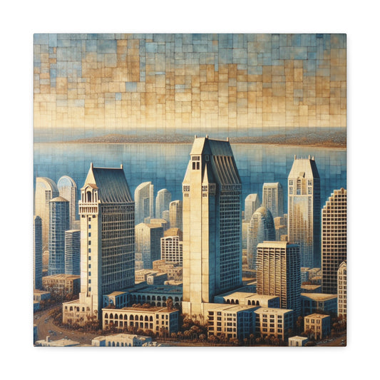 "Seaside Symphony: San Diego" - Canvas