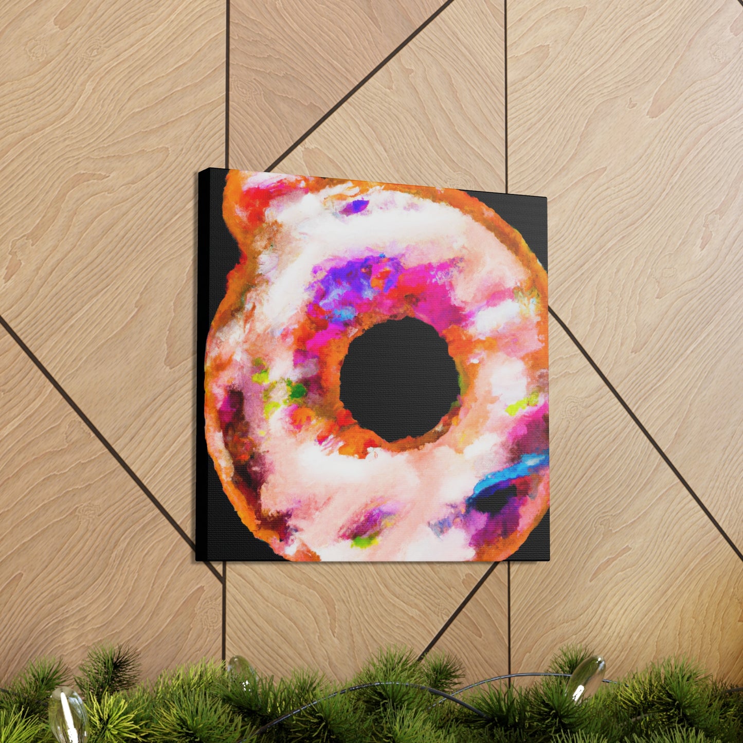 "Doughnut Fauvist Dream" - Canvas